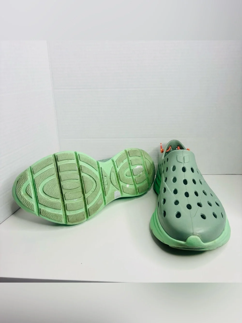 Men's Slip-On Ventilated Foam Sandals - Sage Green